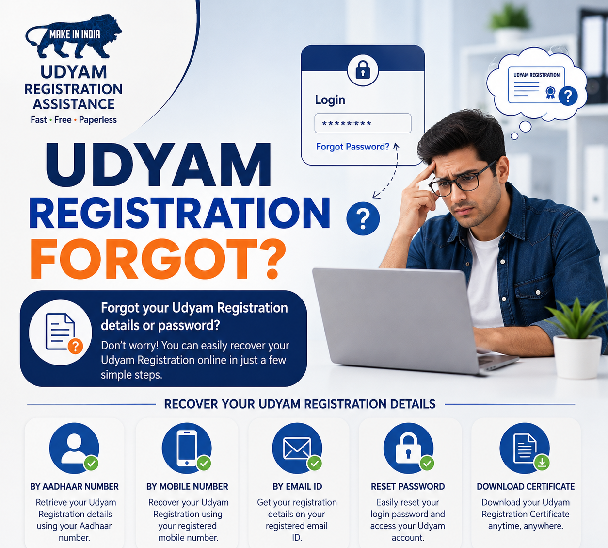 Udyam Registration Forgot Password Recovery Guide